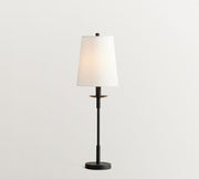 Lodge Modern Iron Linen Table Lamp  Bedroom