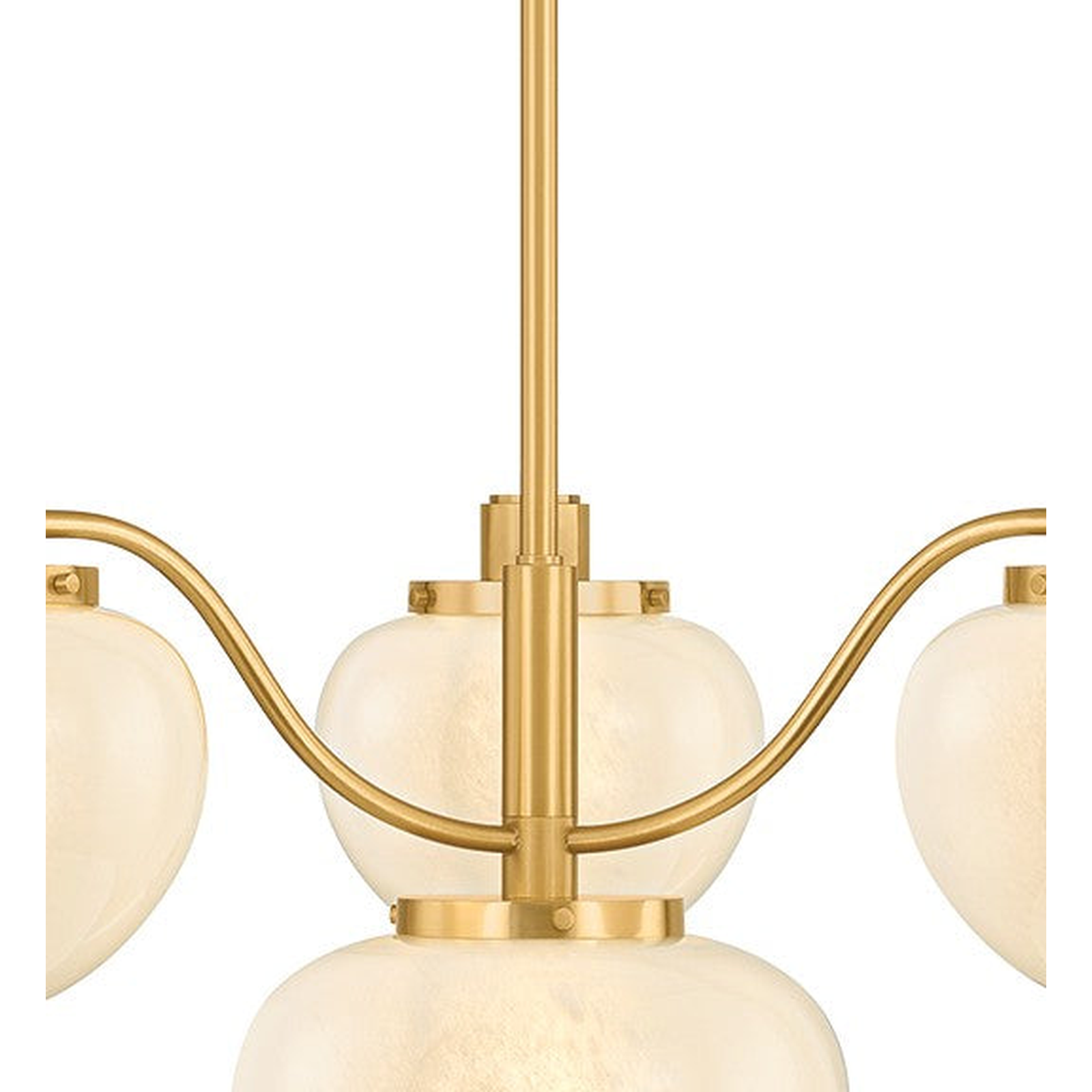 Junia Glass Four-Light Chandelier