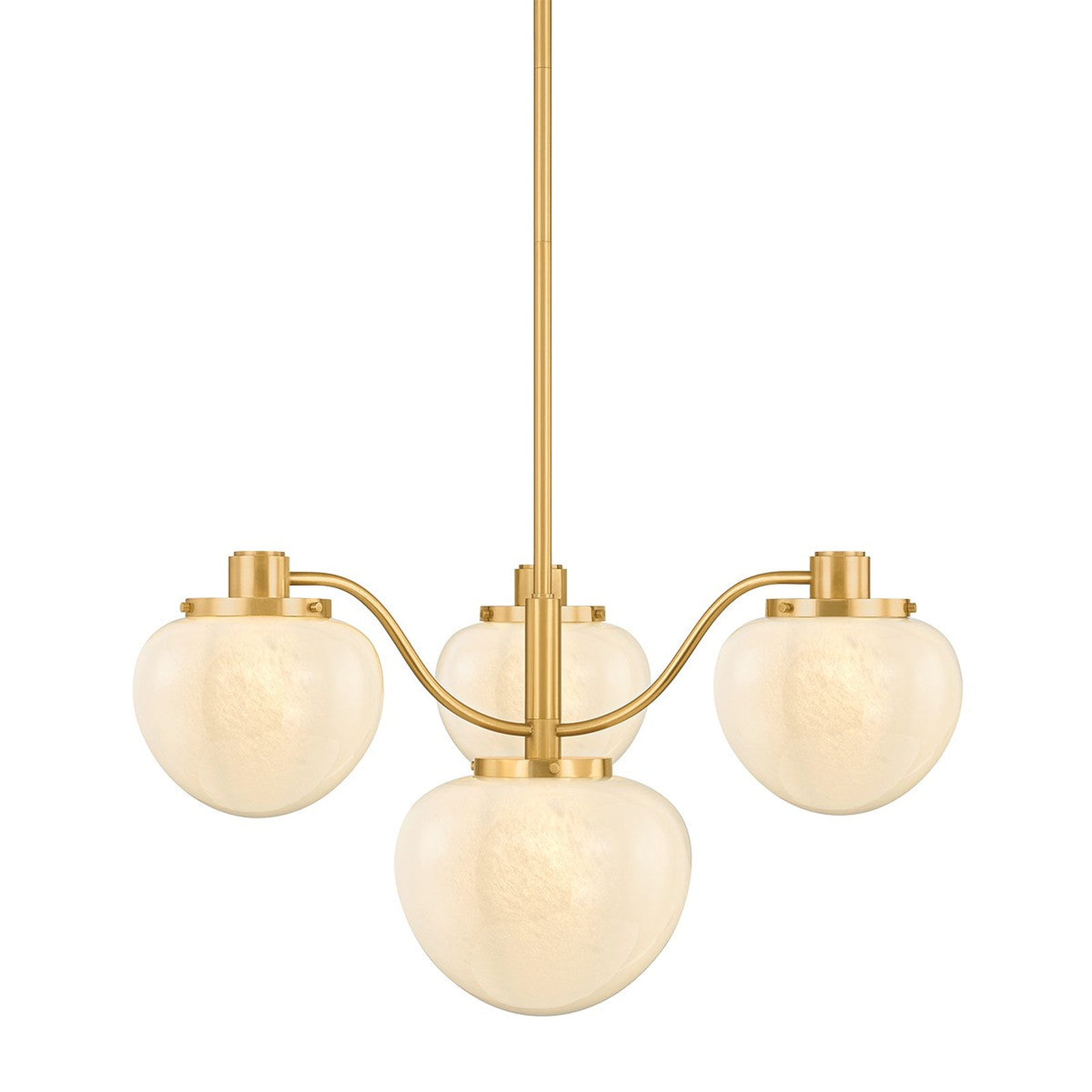 Junia Glass Four-Light Chandelier