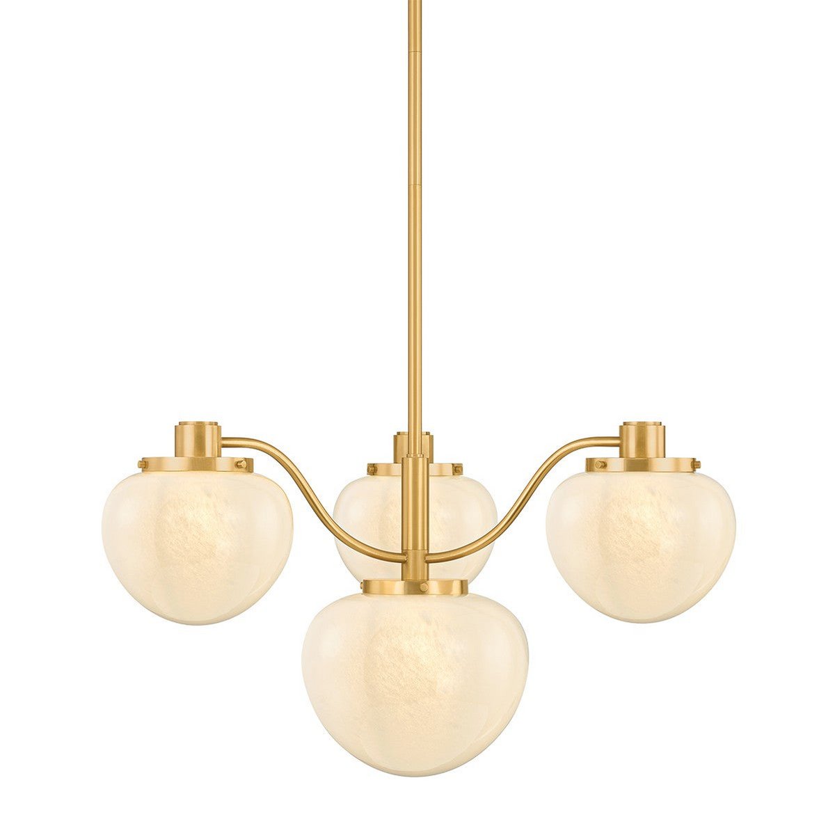 Junia Glass Four-Light Chandelier