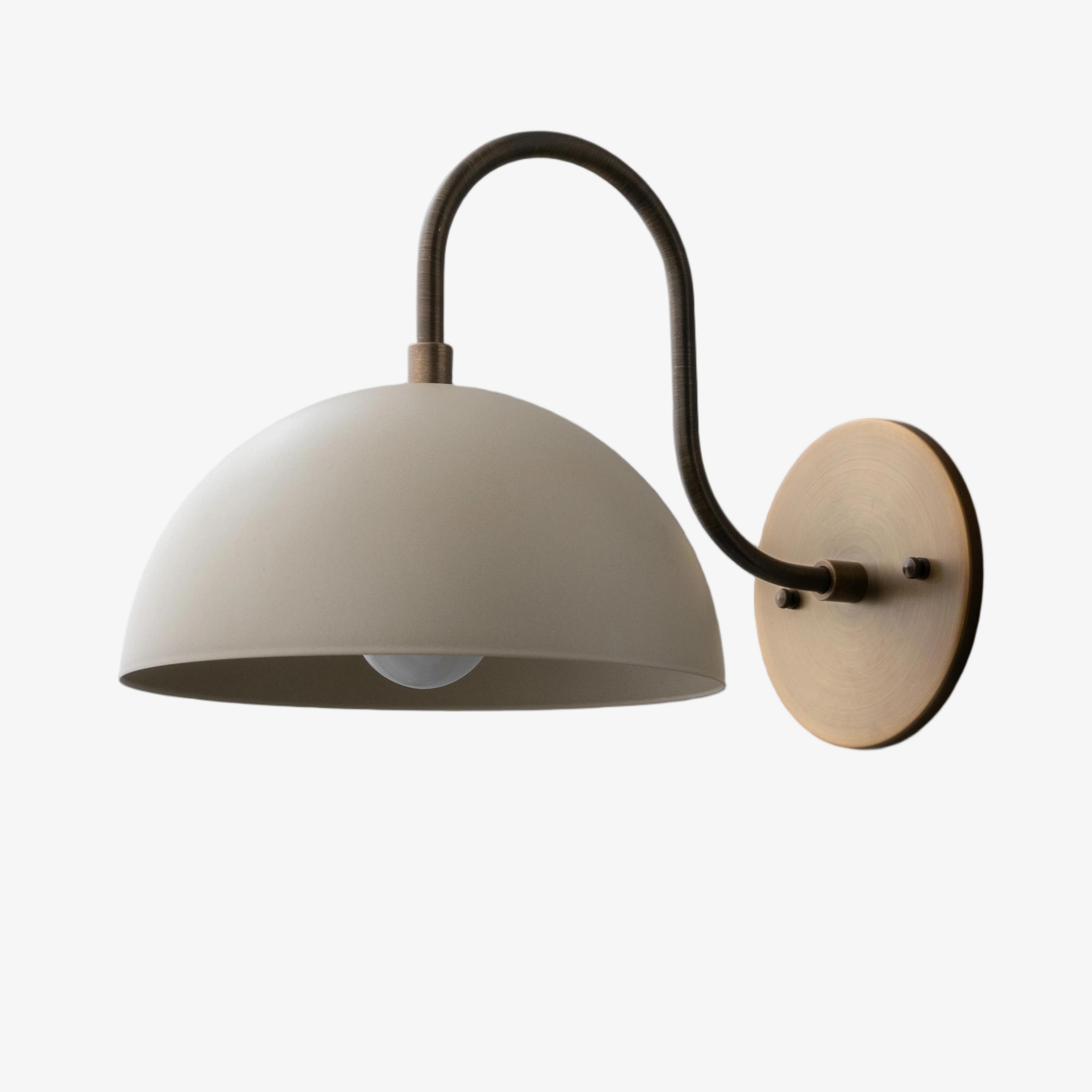 Disc Wall Sconce Metal Modern Vintage Hallway