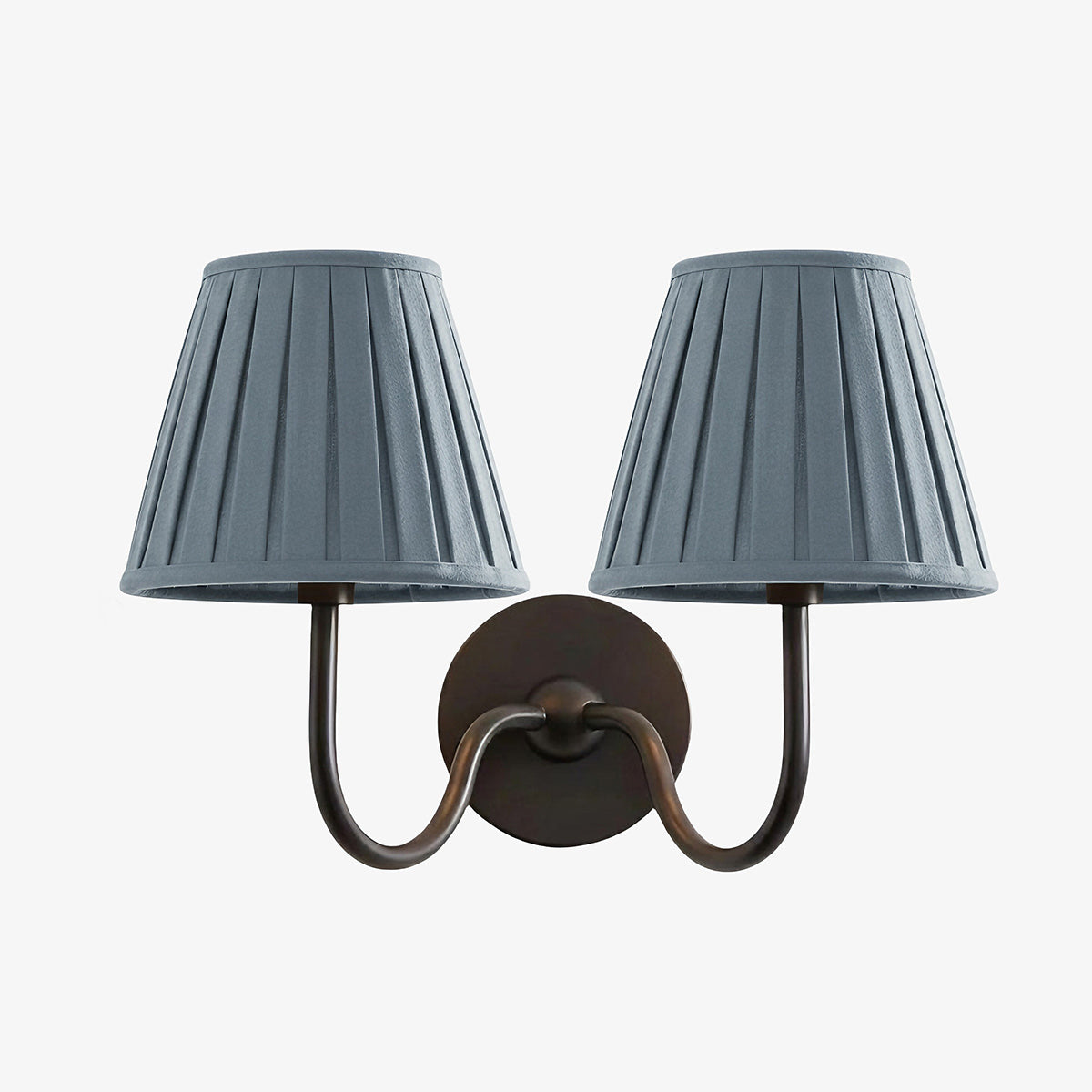Grace Brass Linen Wall Lamp