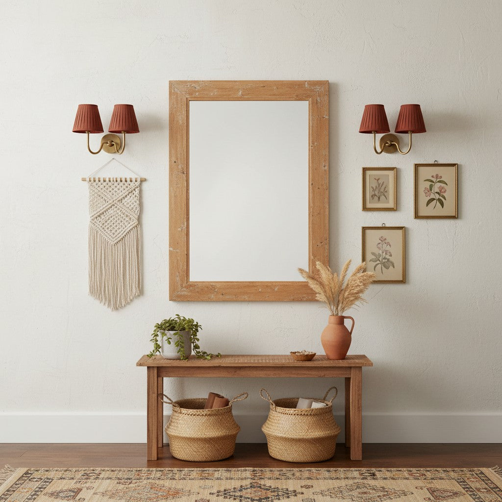 Grace Brass Linen Wall Lamp
