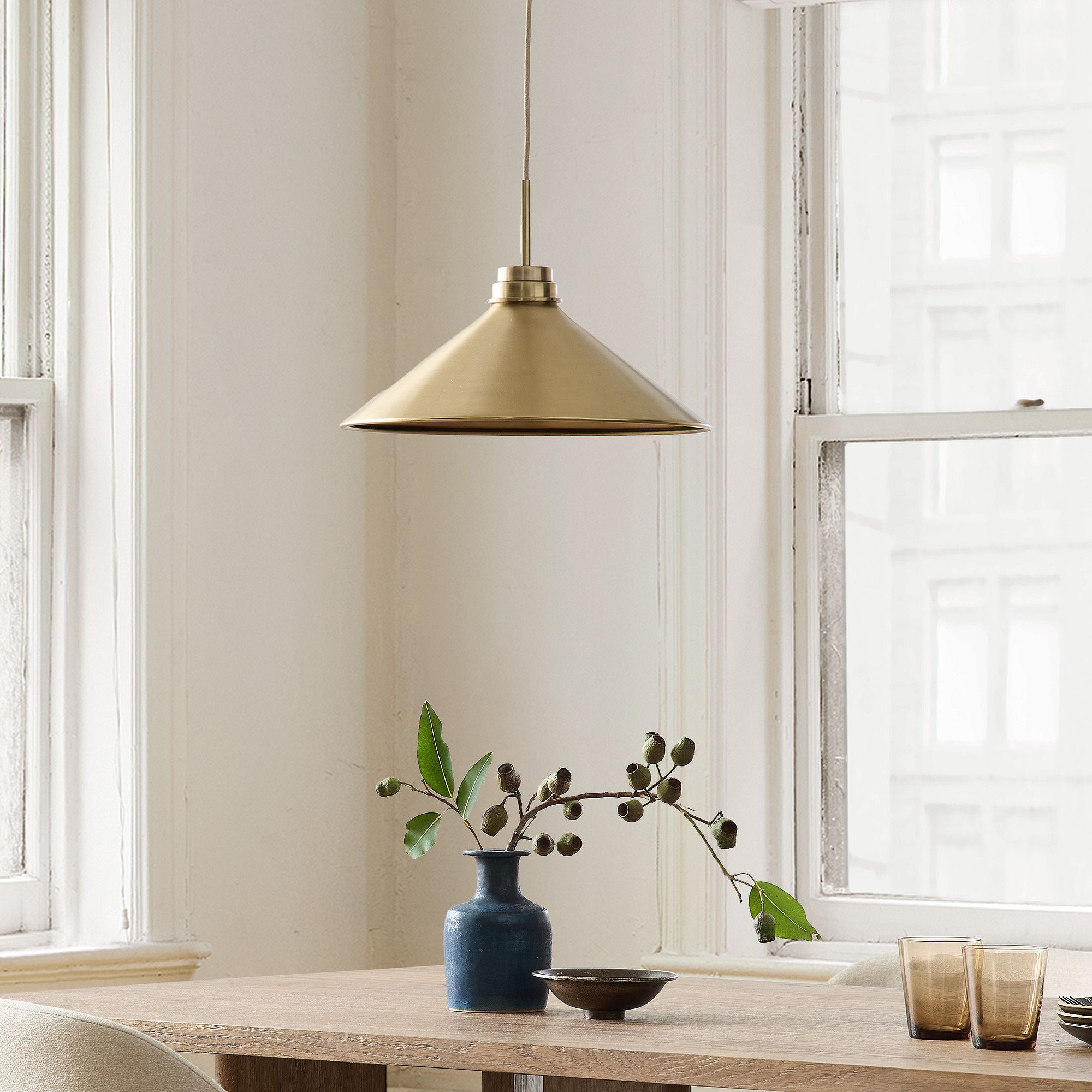 Grange Pendant Light Metal&Glass