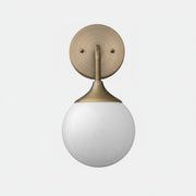 Pearl Glass Wall Sconce Contemporary Hallways