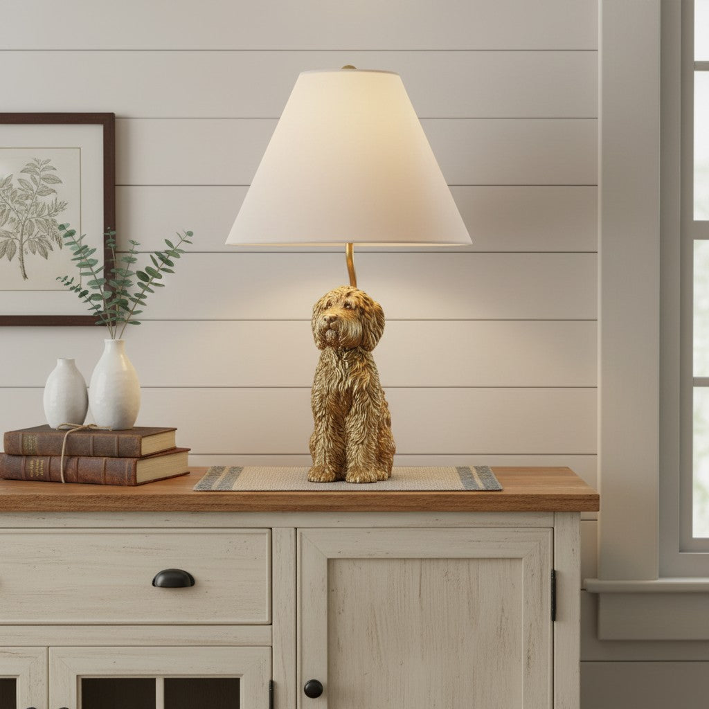 Kin Table Lamp Metal&Fabric Animal