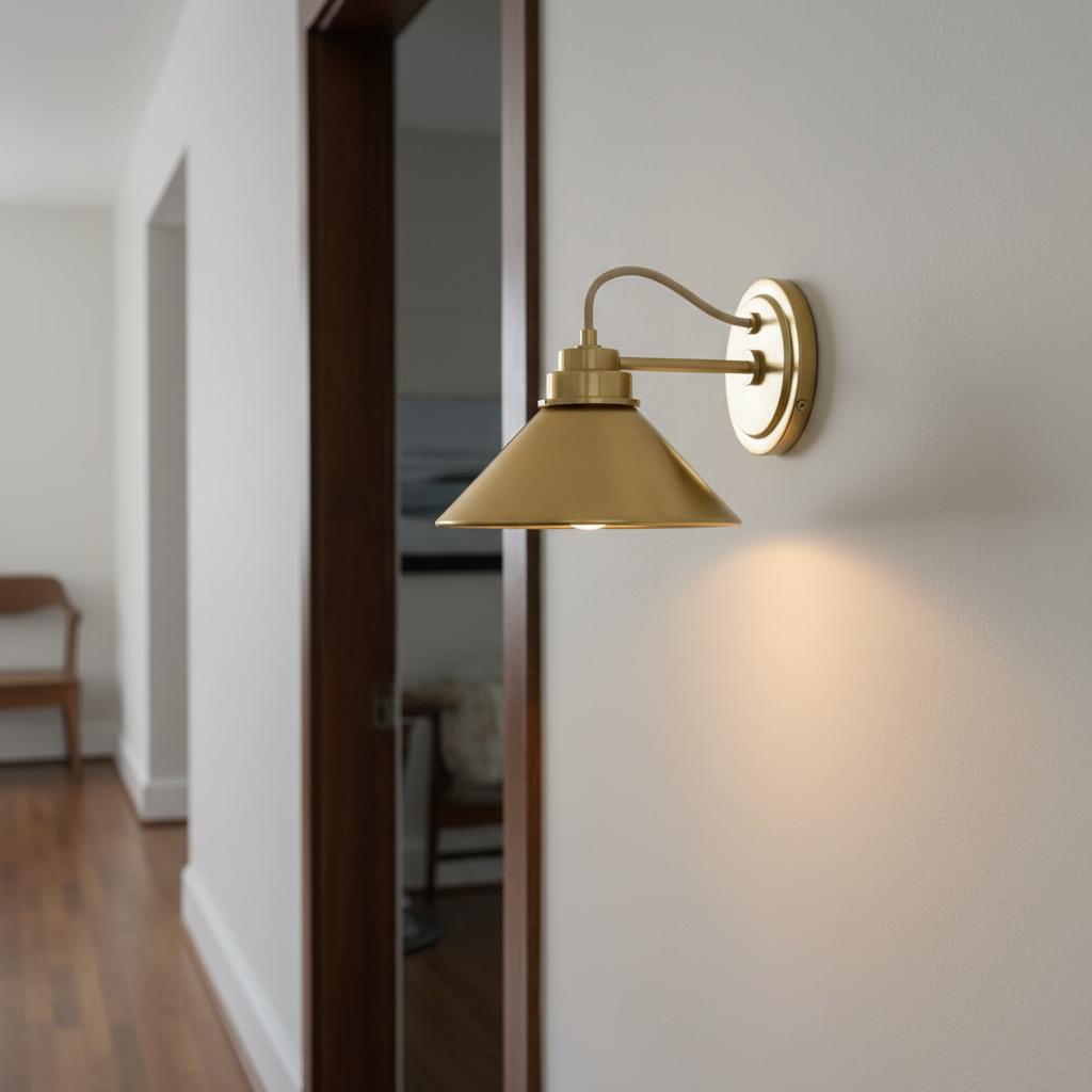 Grange Wall Lamp Metal&Glass