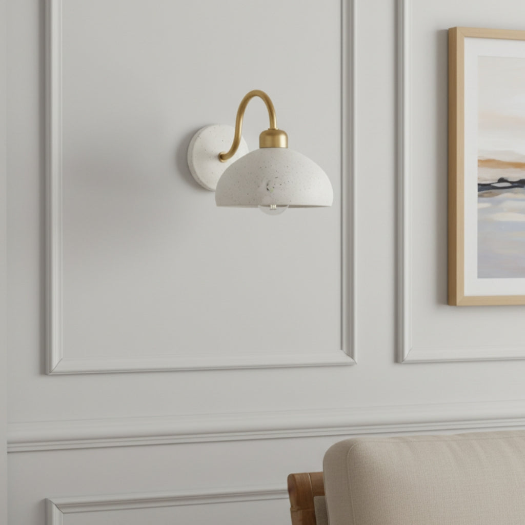 Terra Wall Lamp Ceramic$Brass
