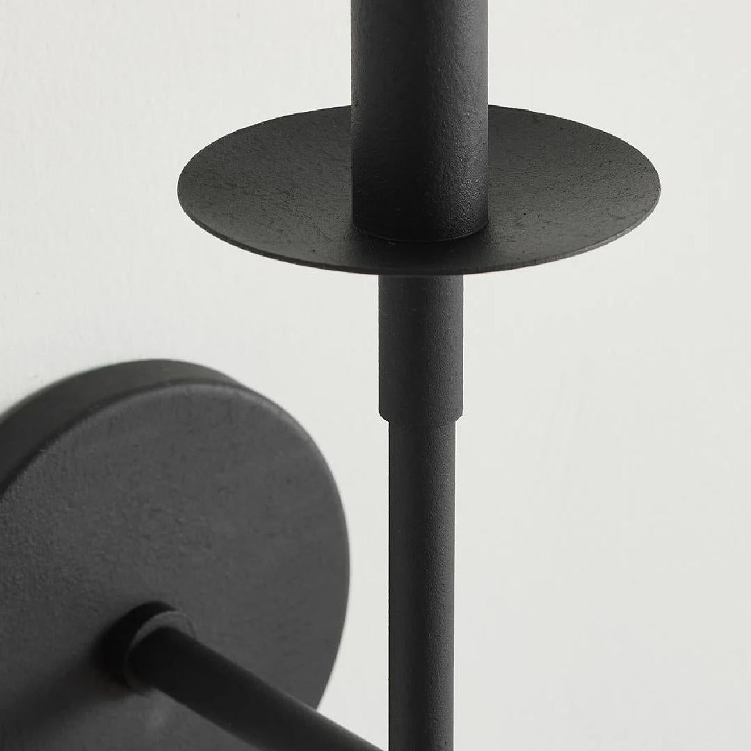 Lodge Brass Fabric Wall Light