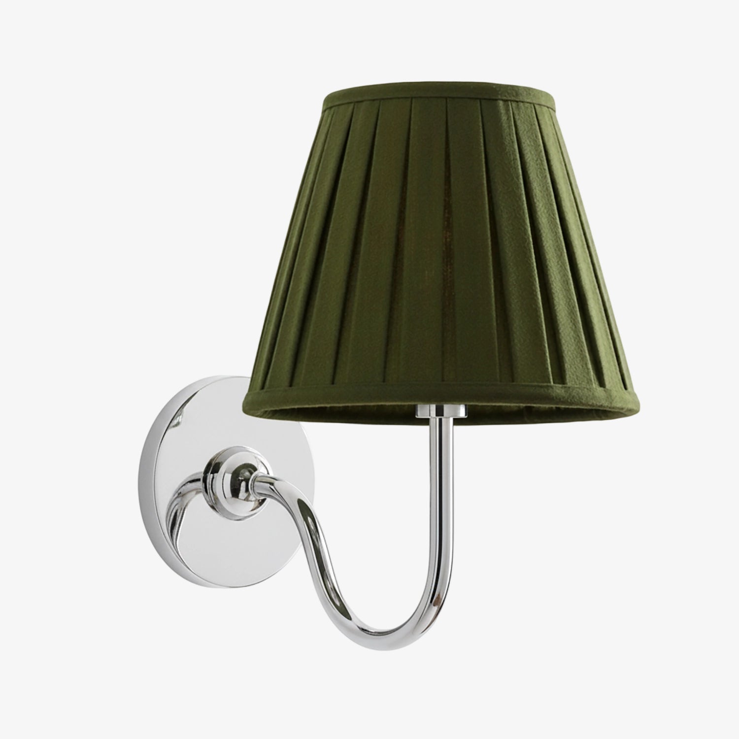 Grace Brass Linen Wall Lamp