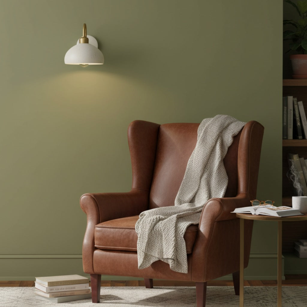 Terra Wall Lamp Ceramic$Brass