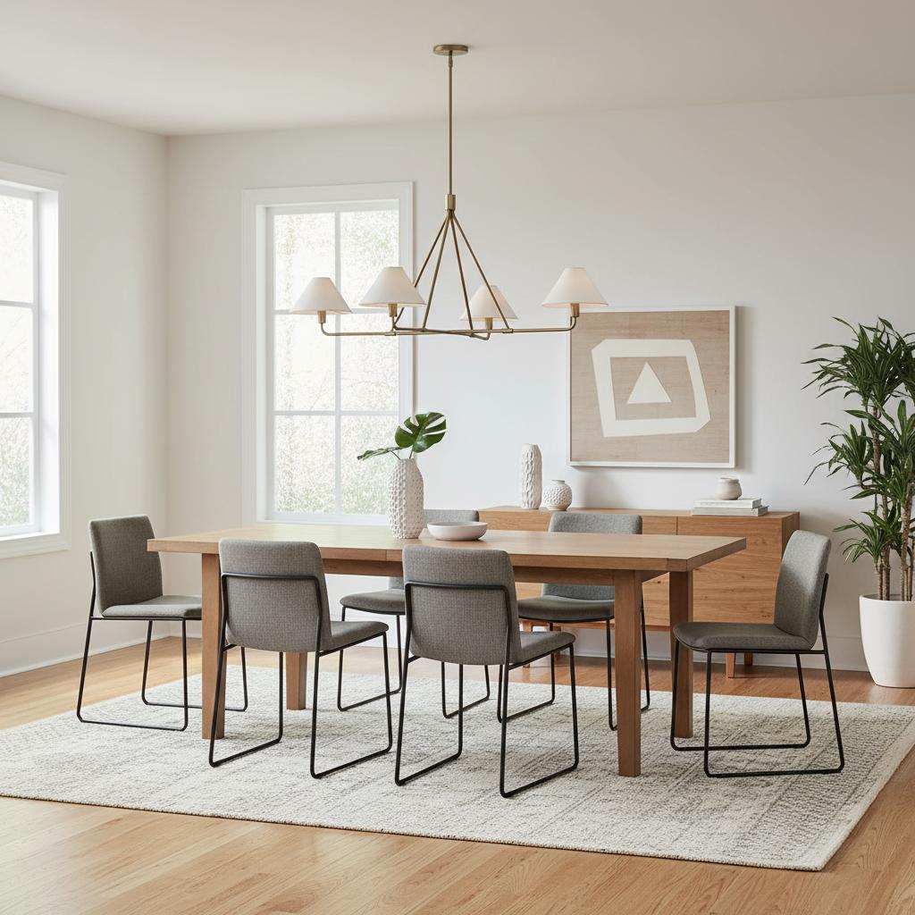 Vector Brass Fabric Chandelier