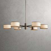 Onyx 48 Round Chandelier in Ecru