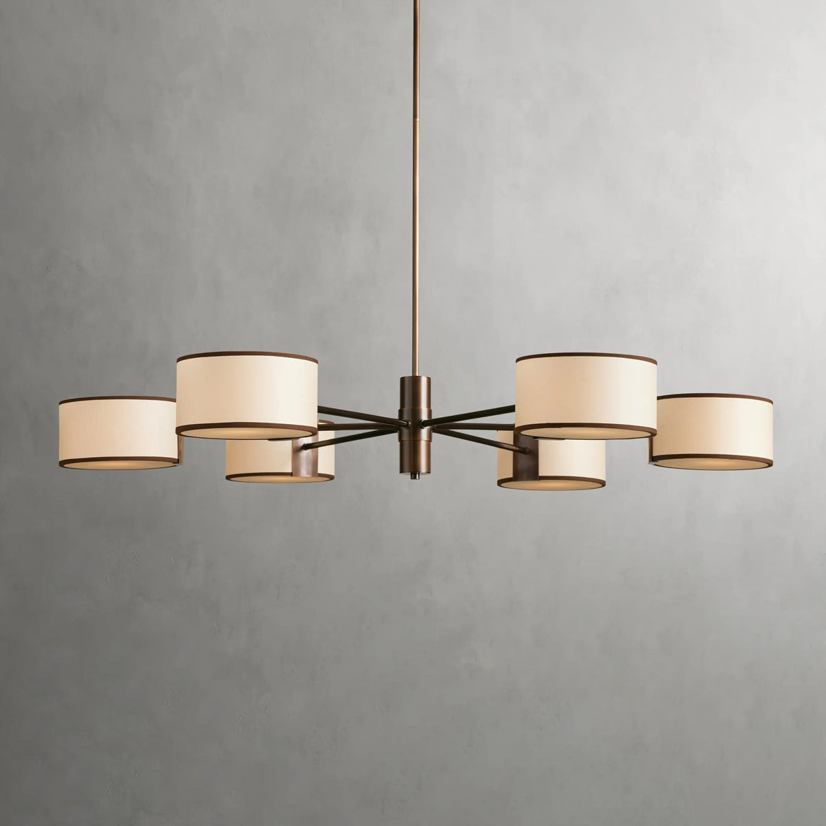 Onyx 48 Round Chandelier in Ecru