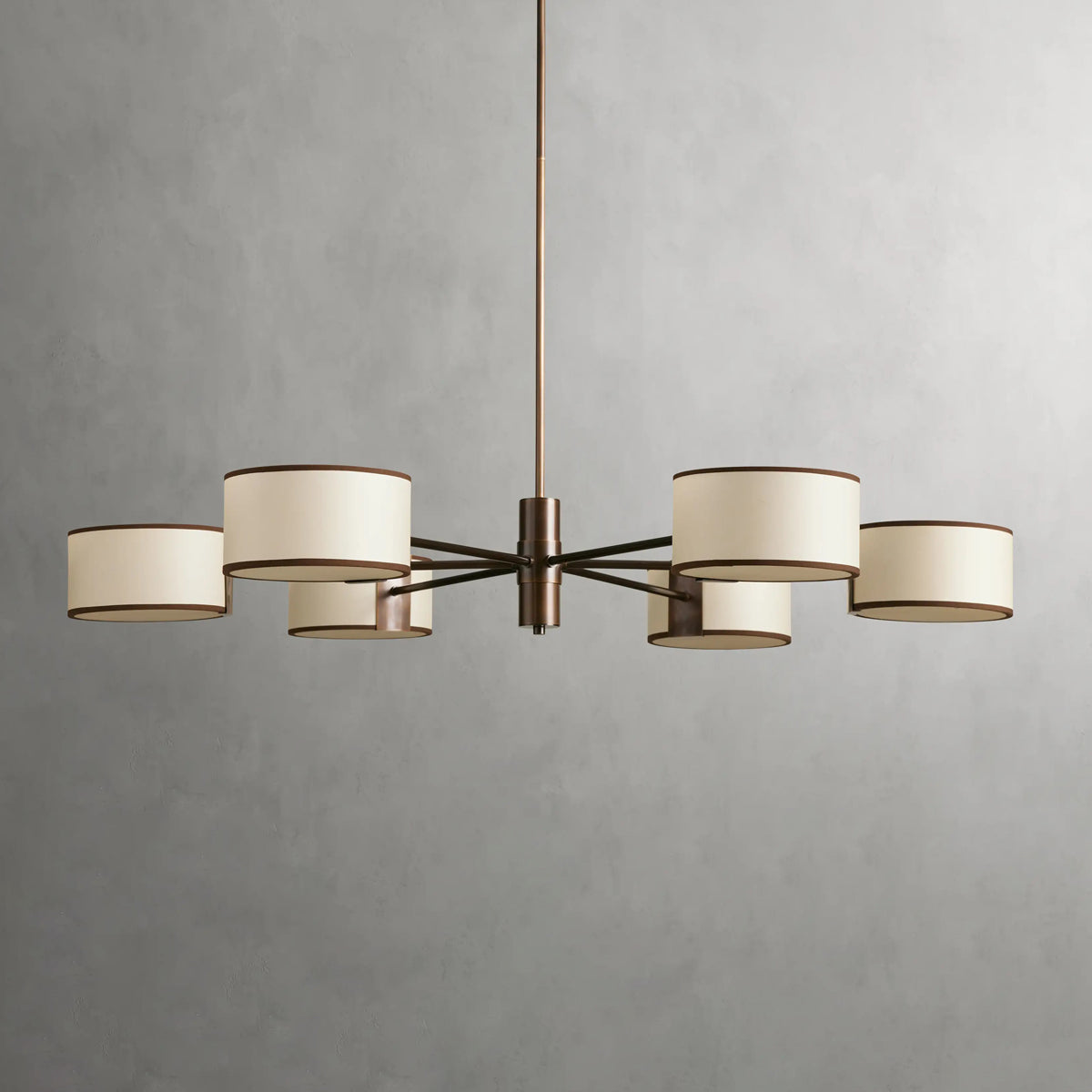 Onyx 48 Round Chandelier in Ecru