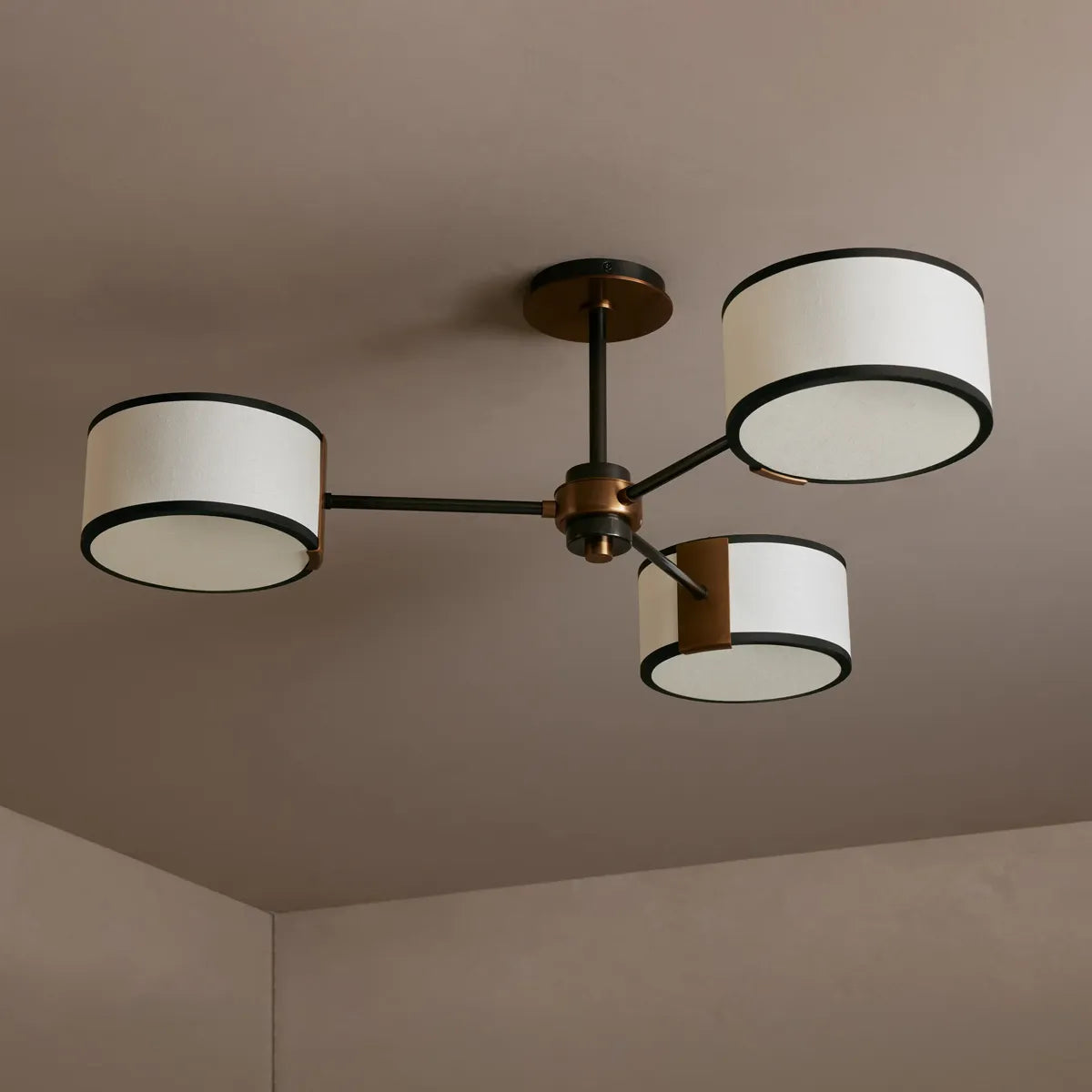 Dana Fabric Flush Mount