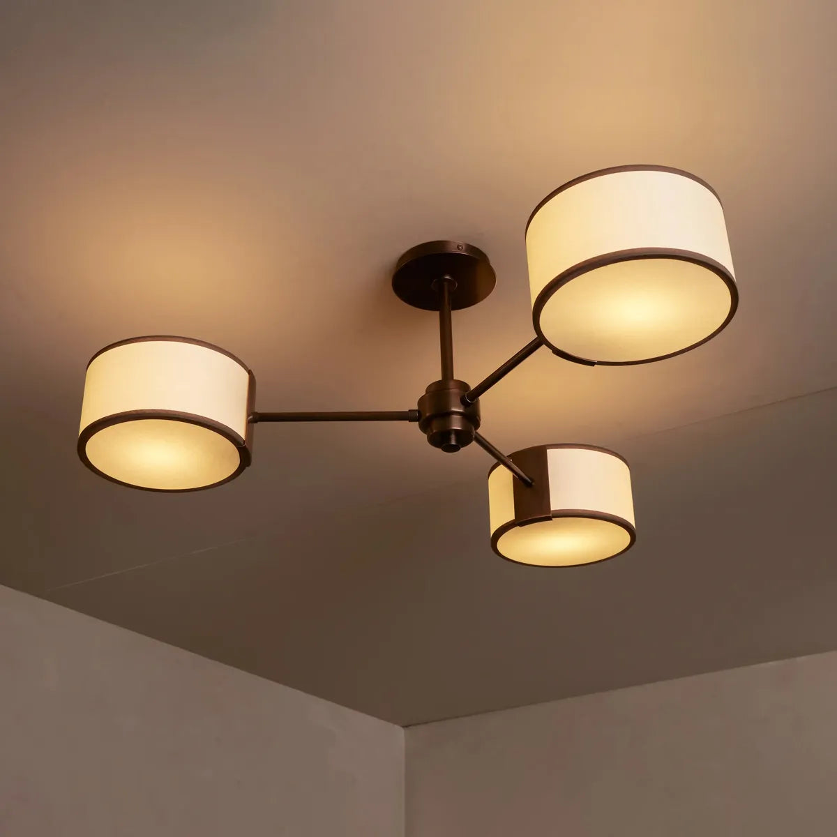 Dana Fabric Flush Mount
