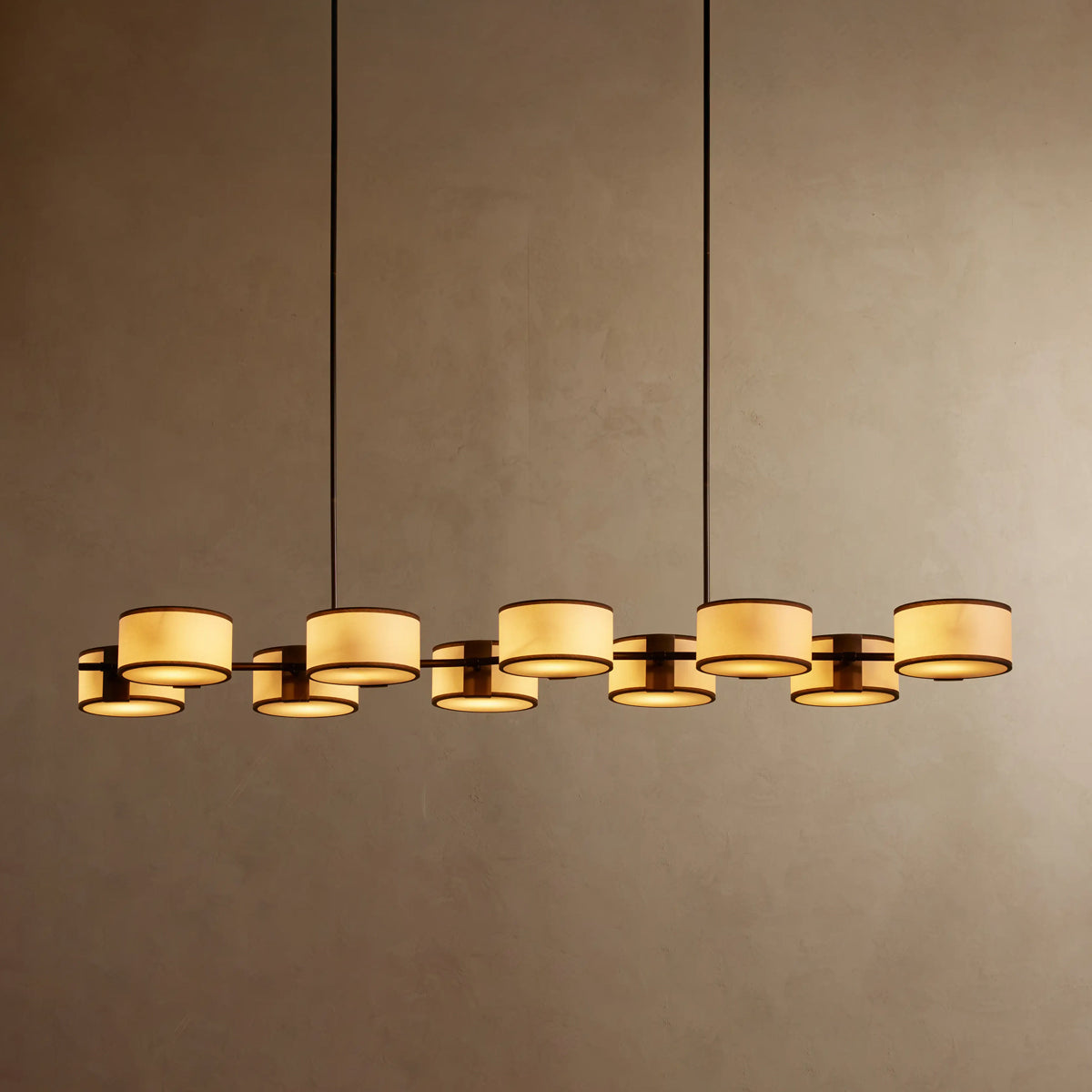Flynn Fabric Linear Chandelier