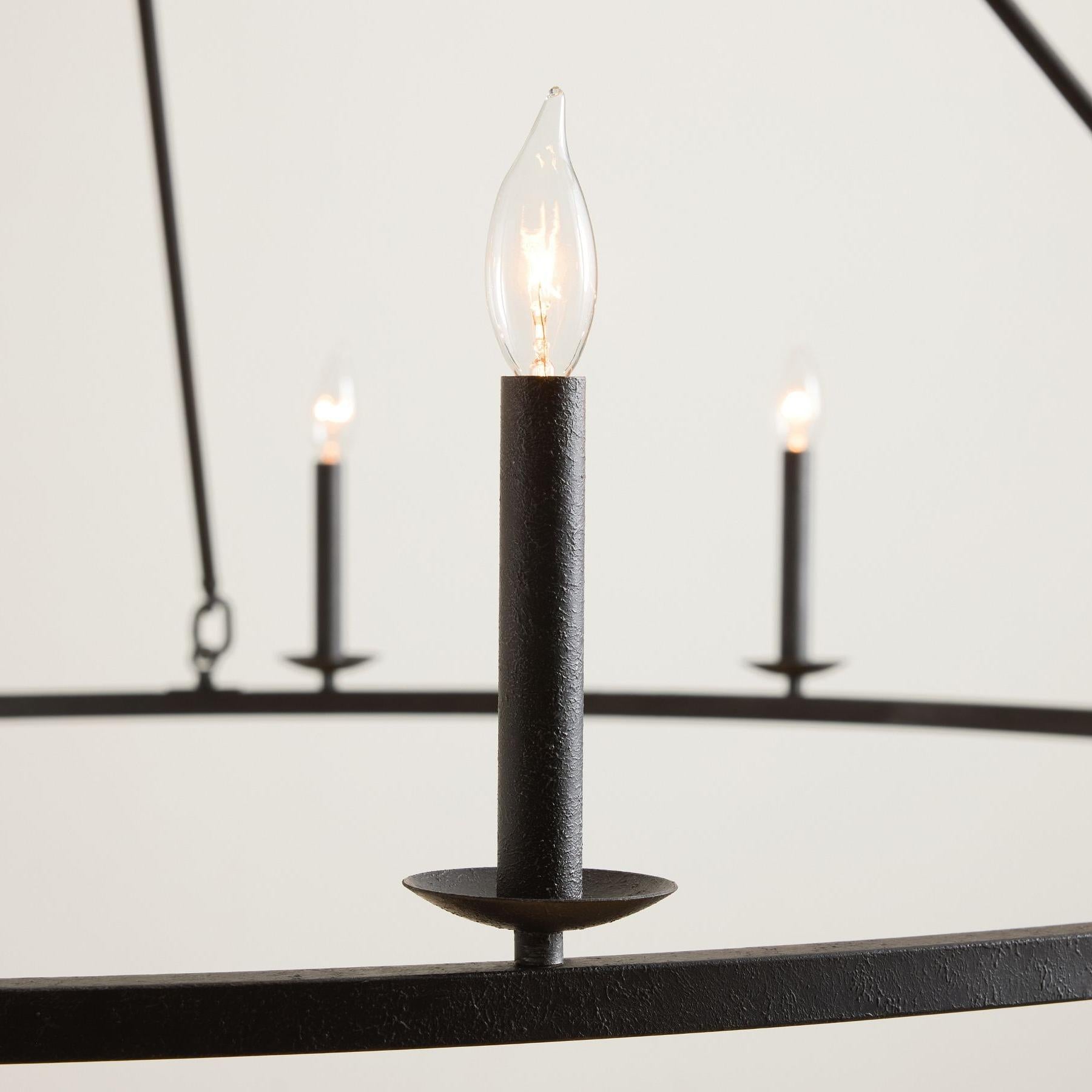 Lodge Chandelier Metal