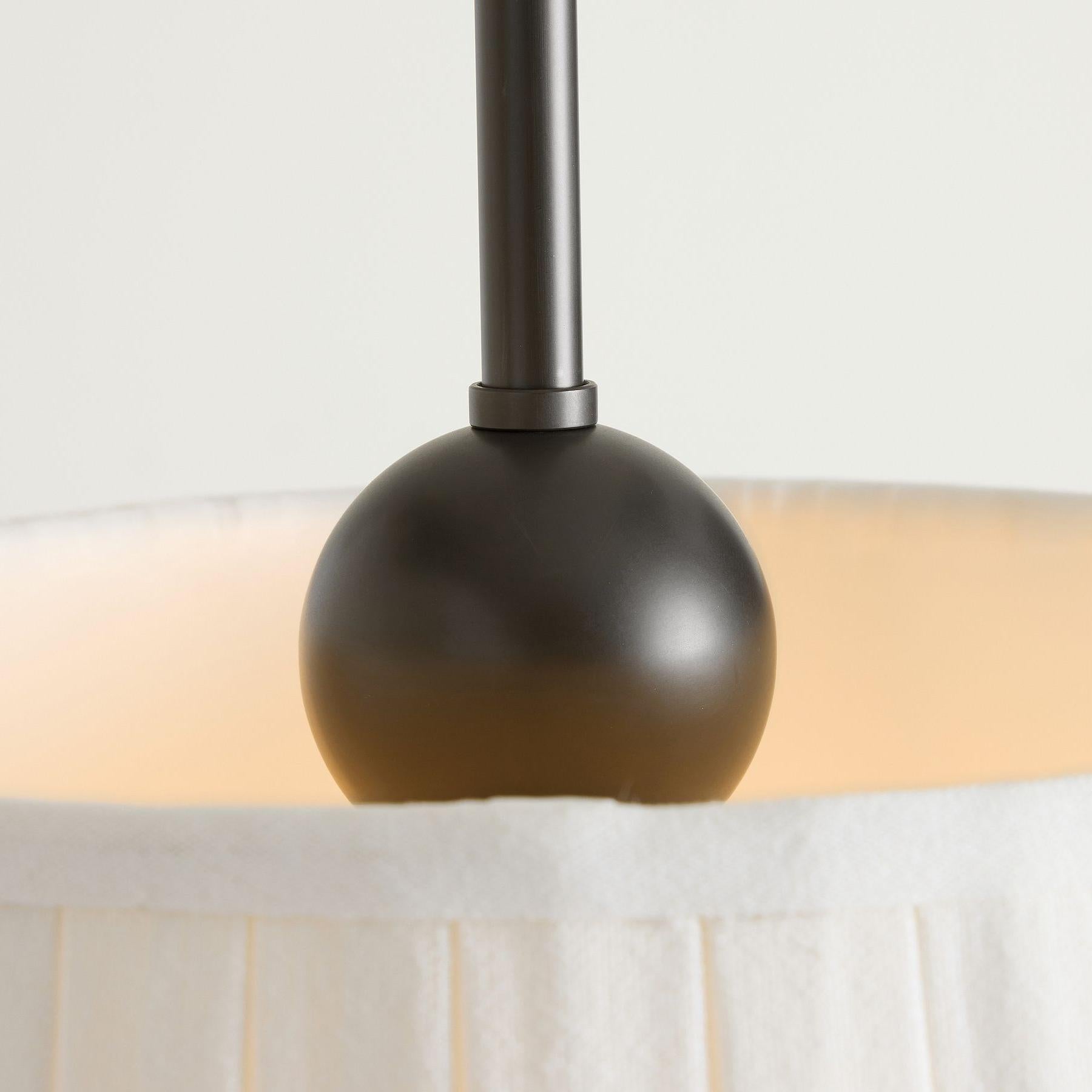 Grace Fabric  Pleated Shade Pendant Light