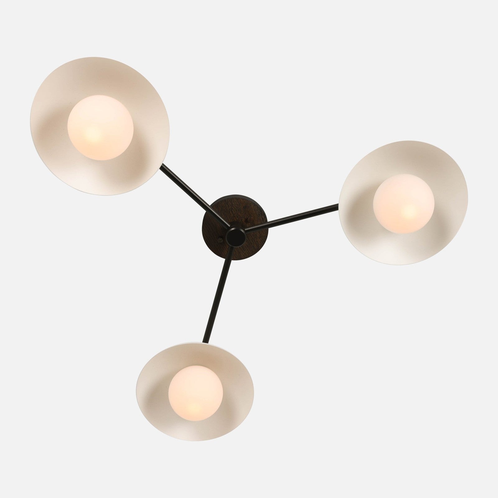 Bay Glass Globe Triple Flush Mount