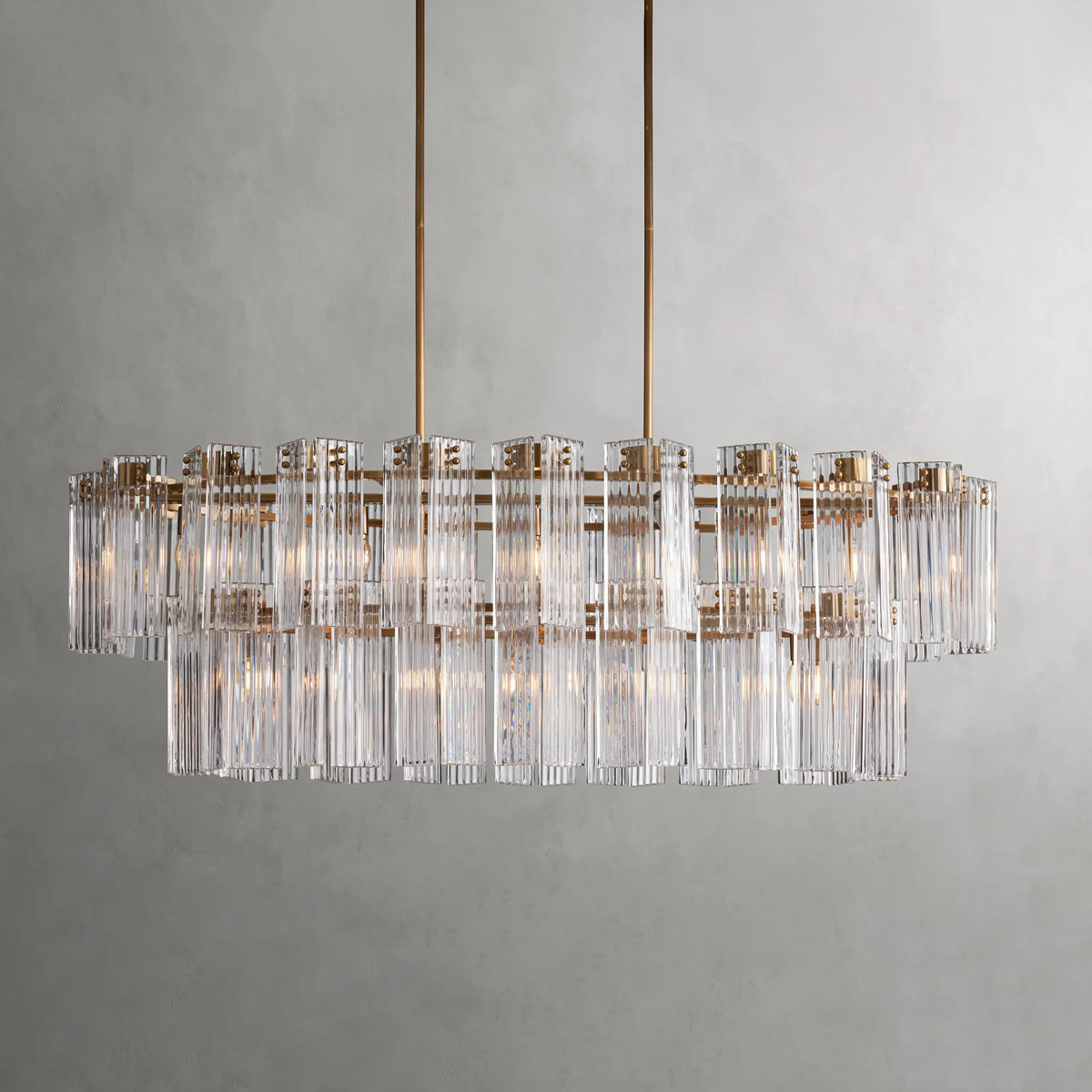 Gwendolyn Oval Tiered Chandelier