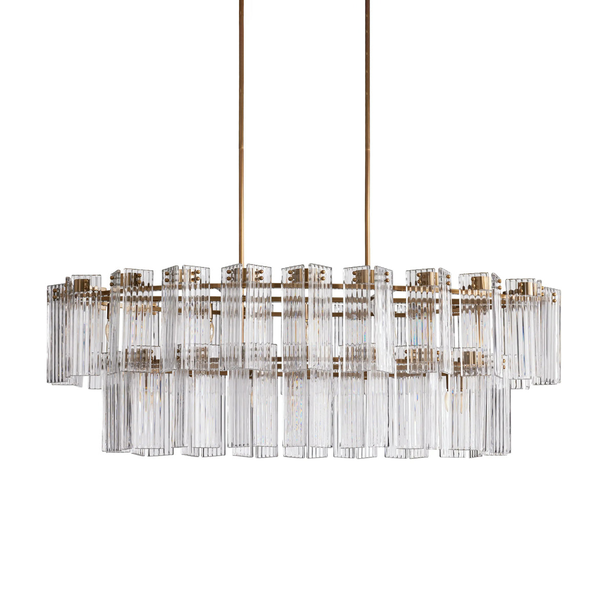 Gwendolyn Oval Tiered Chandelier