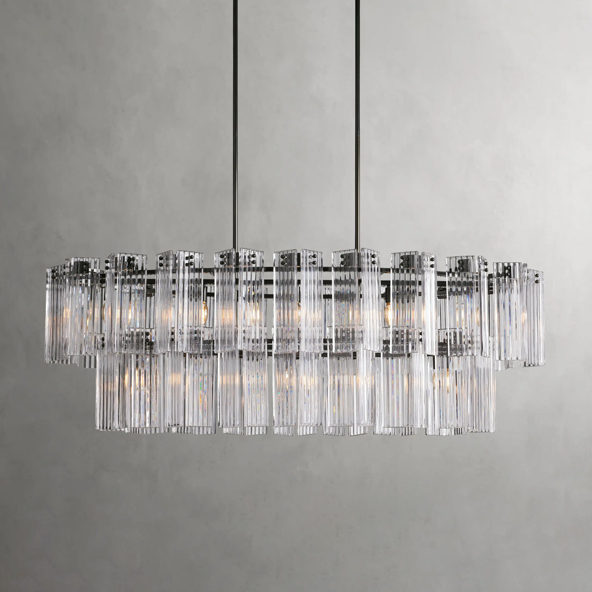 Gwendolyn Oval Tiered Chandelier