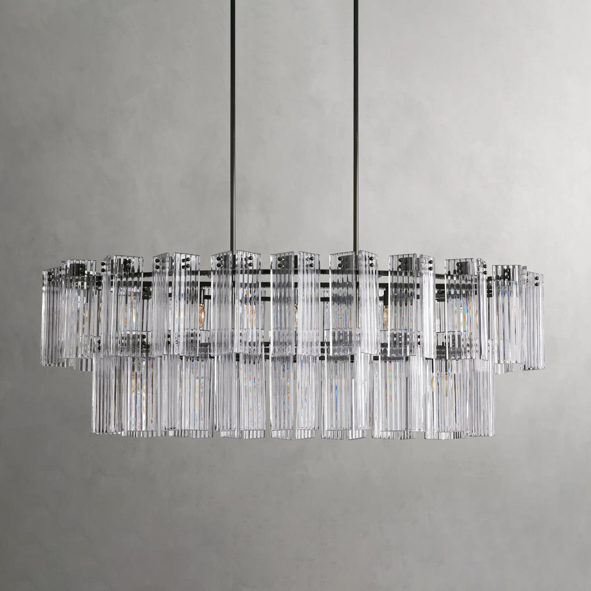 Gwendolyn Oval Tiered Chandelier