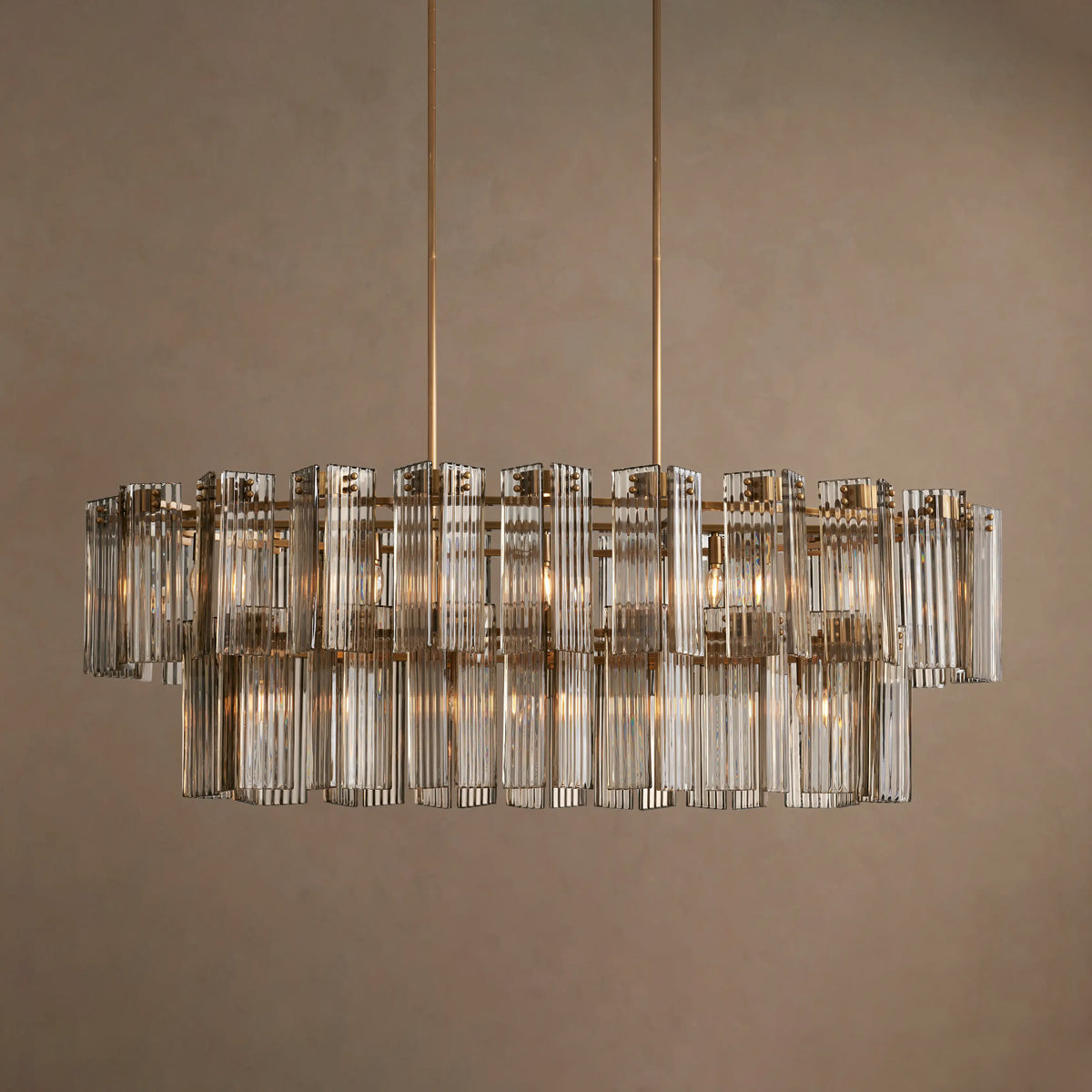 Gwendolyn Oval Tiered Chandelier