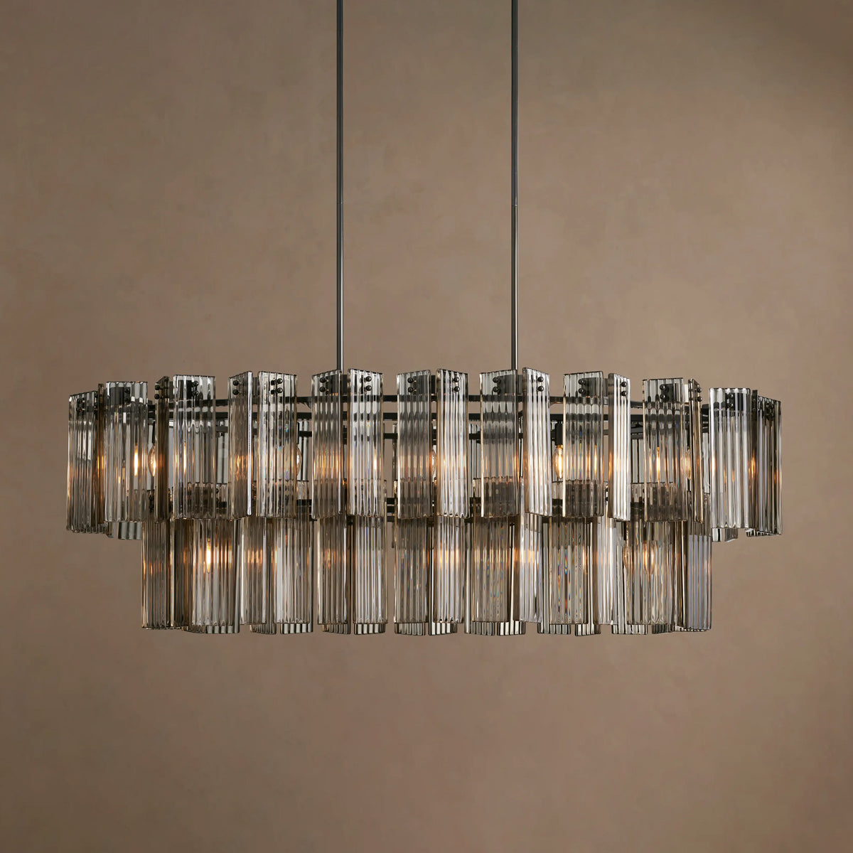 Gwendolyn Oval Tiered Chandelier