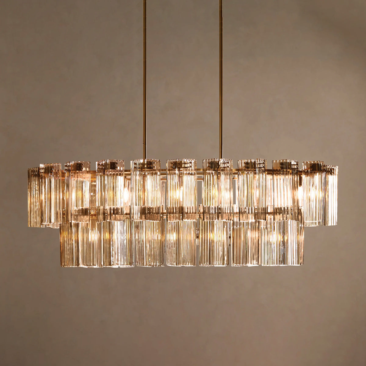 Gwendolyn Oval Tiered Chandelier