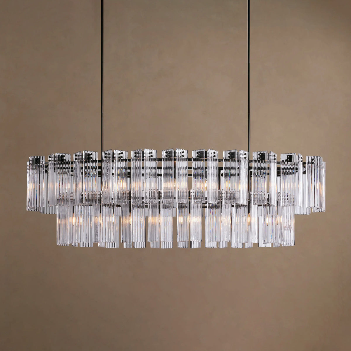 Gwendolyn Oval Tiered Chandelier
