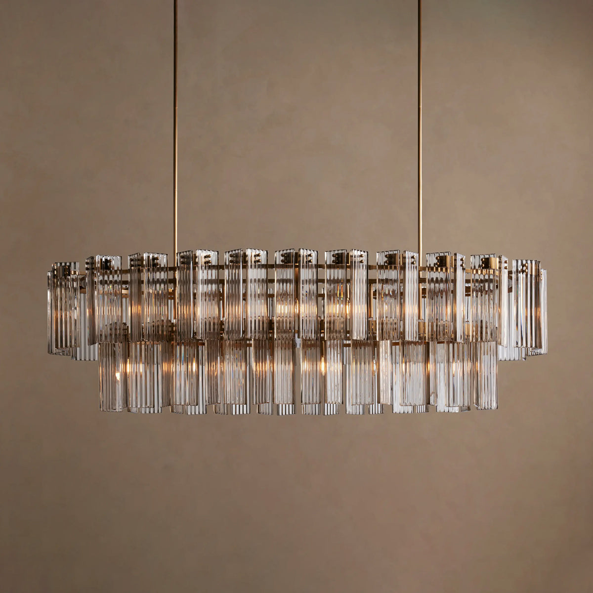 Gwendolyn Oval Tiered Chandelier