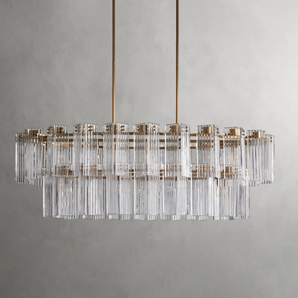 Gwendolyn Oval Tiered Chandelier