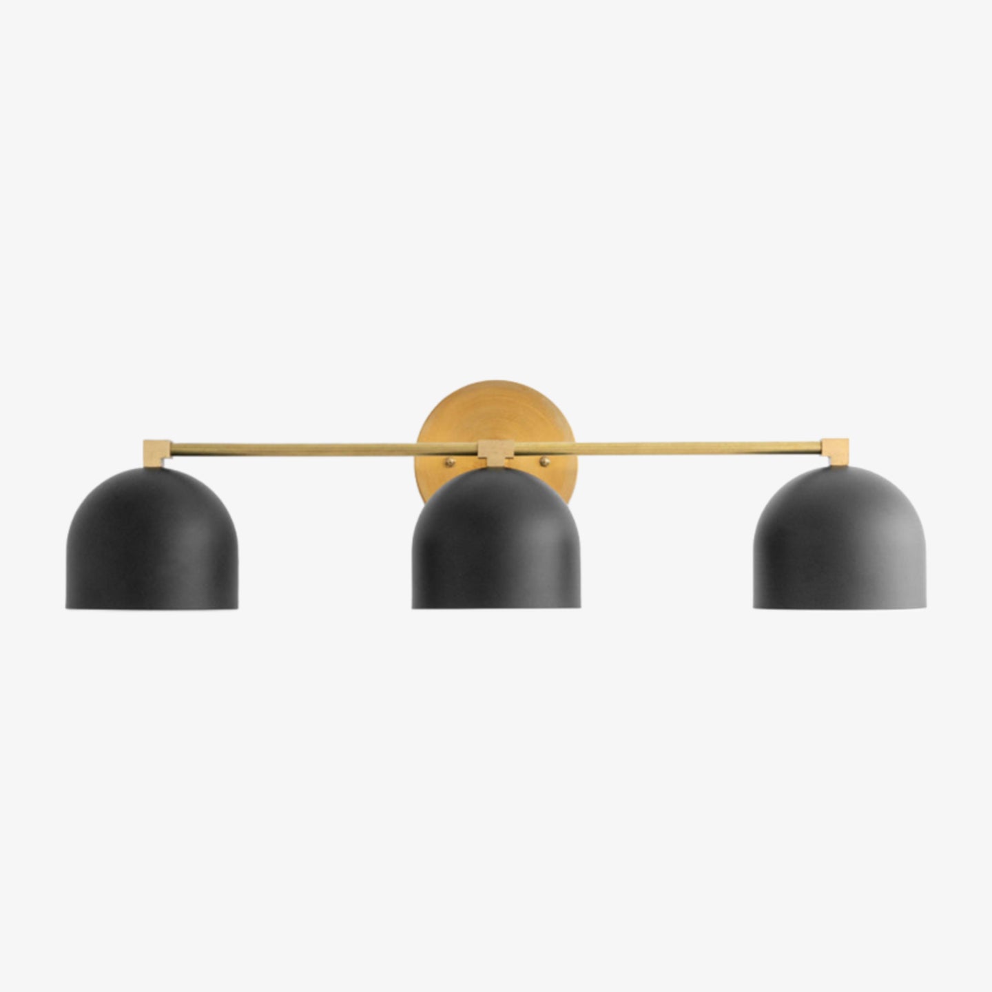Chroma Dome Brass Wall Sconce Modern Bathroom