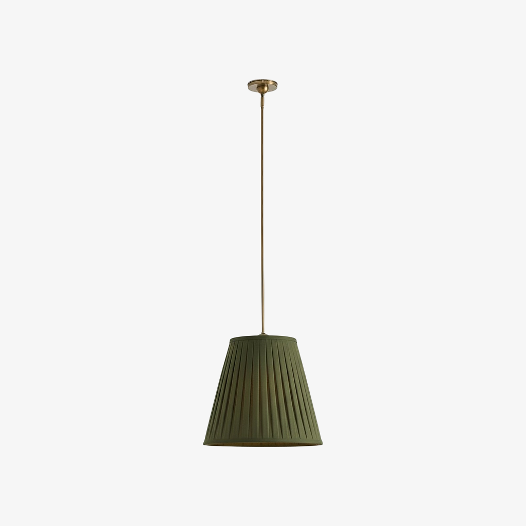 Grace Fabric  Pleated Shade Pendant Light
