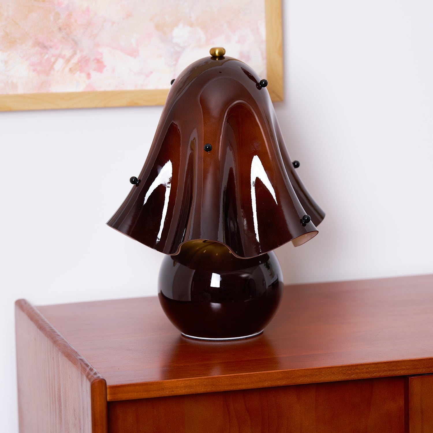 Musa Table Lamp Sculptural Bell Flower Bedroom