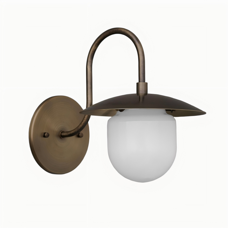 Disc Metal Arched Wall Sconce