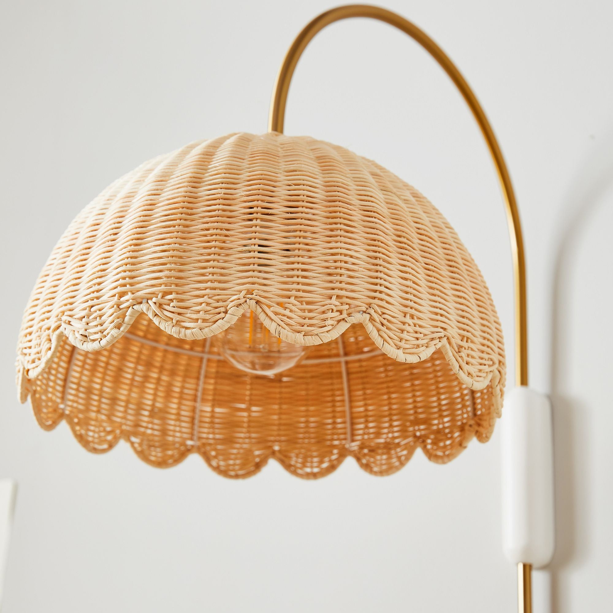 Fungi Wall Lamp Rattan&Metal