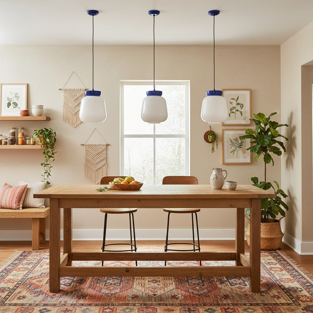 Hues Ceramic Bowl  Pendant Light
