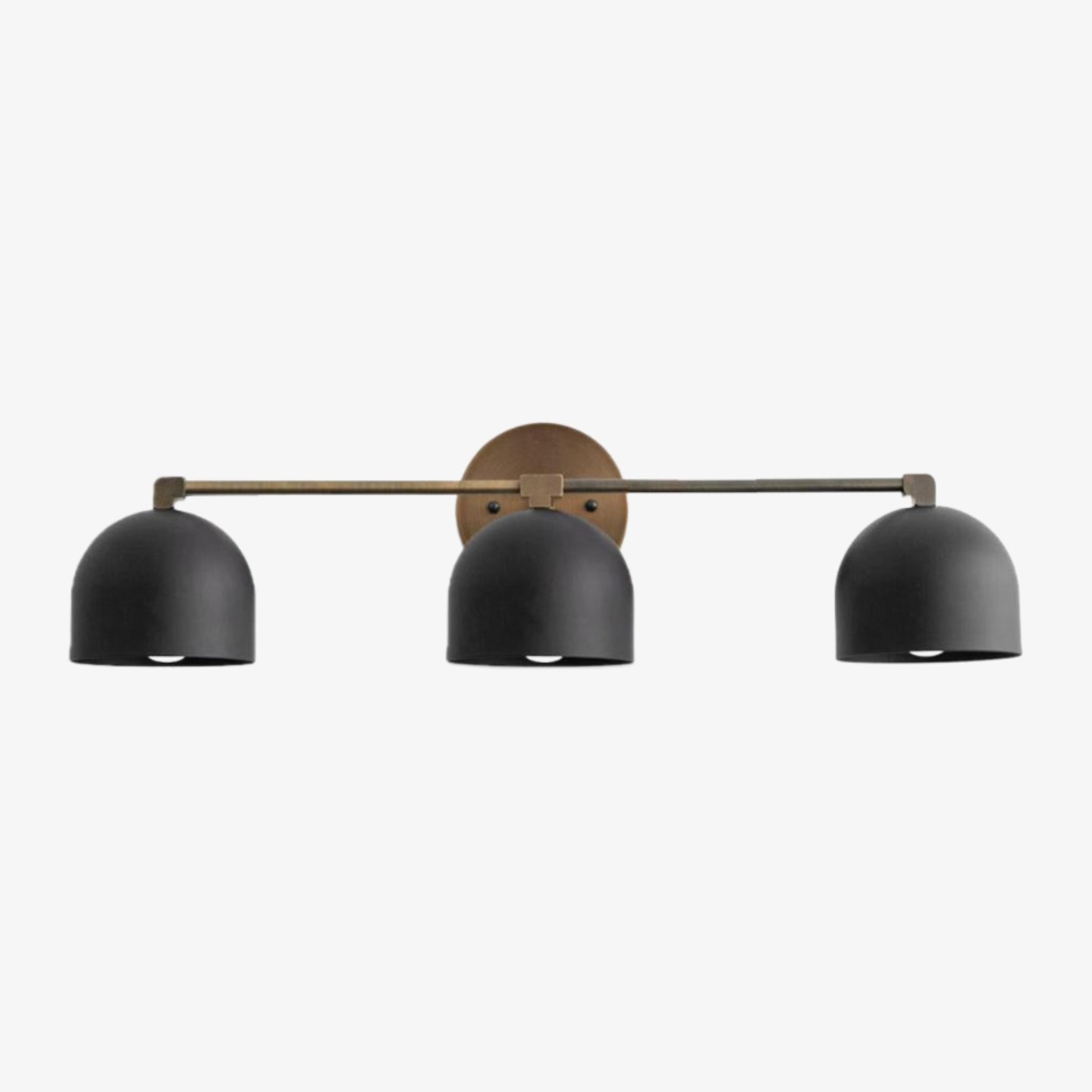 Chroma Dome Brass Wall Sconce Modern Bathroom