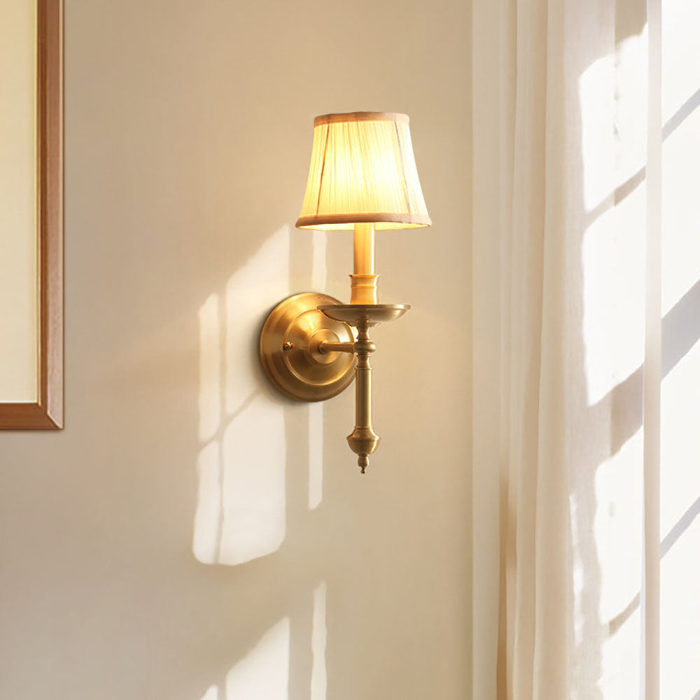 Kristy Fabric Vanity Indoor Wall Lamp Bedroom/Dining Room - Letslighting