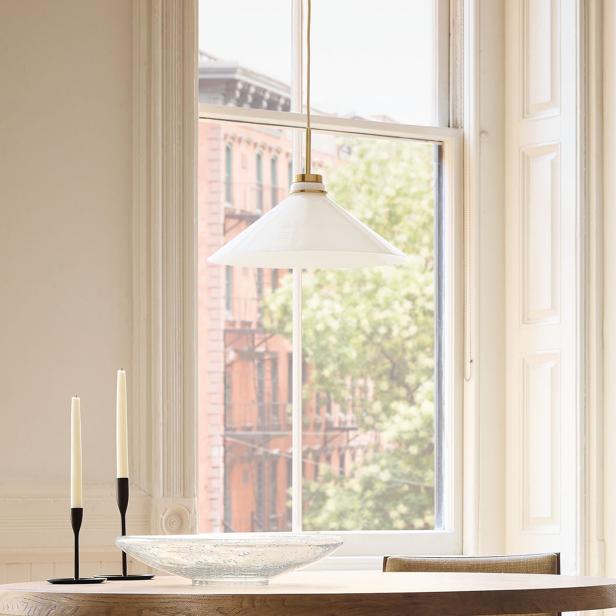 Grange Pendant Light Metal&Glass