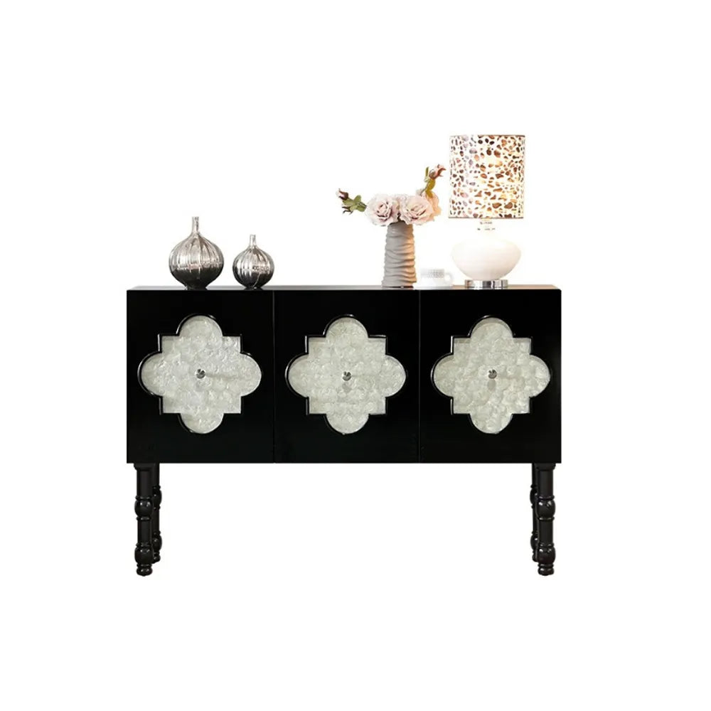 Greta Cabinet – Shell Accent Cabinet Simple Home Storage Cabinet