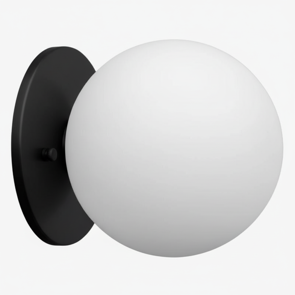 Pearl Wall Lamp Brass&Glass