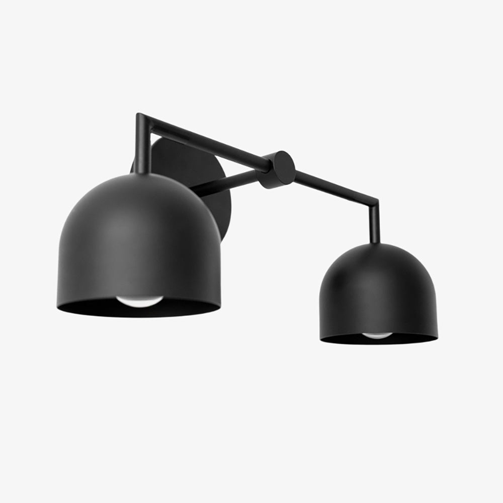 Chroma Brass White Wall Light Contemporary Living Room