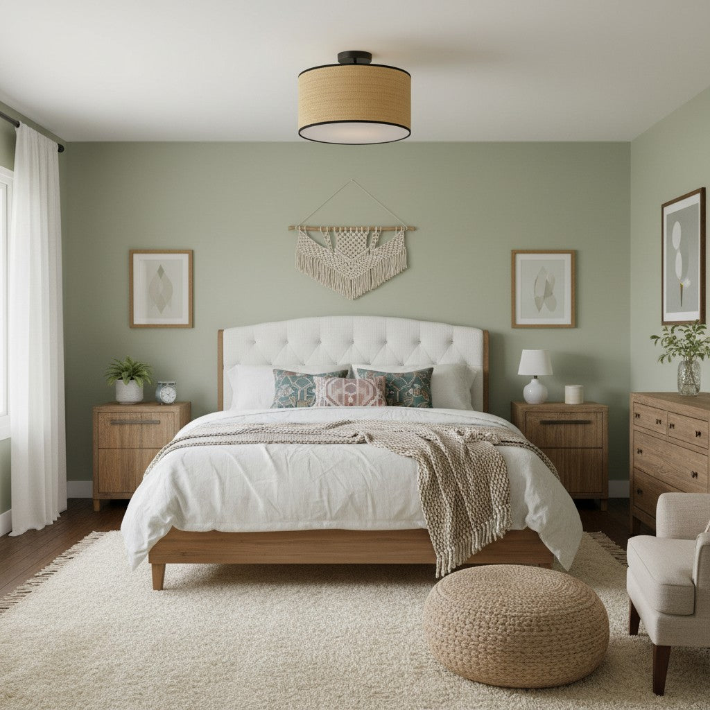 Rowan Ceiling Light Paper Brass