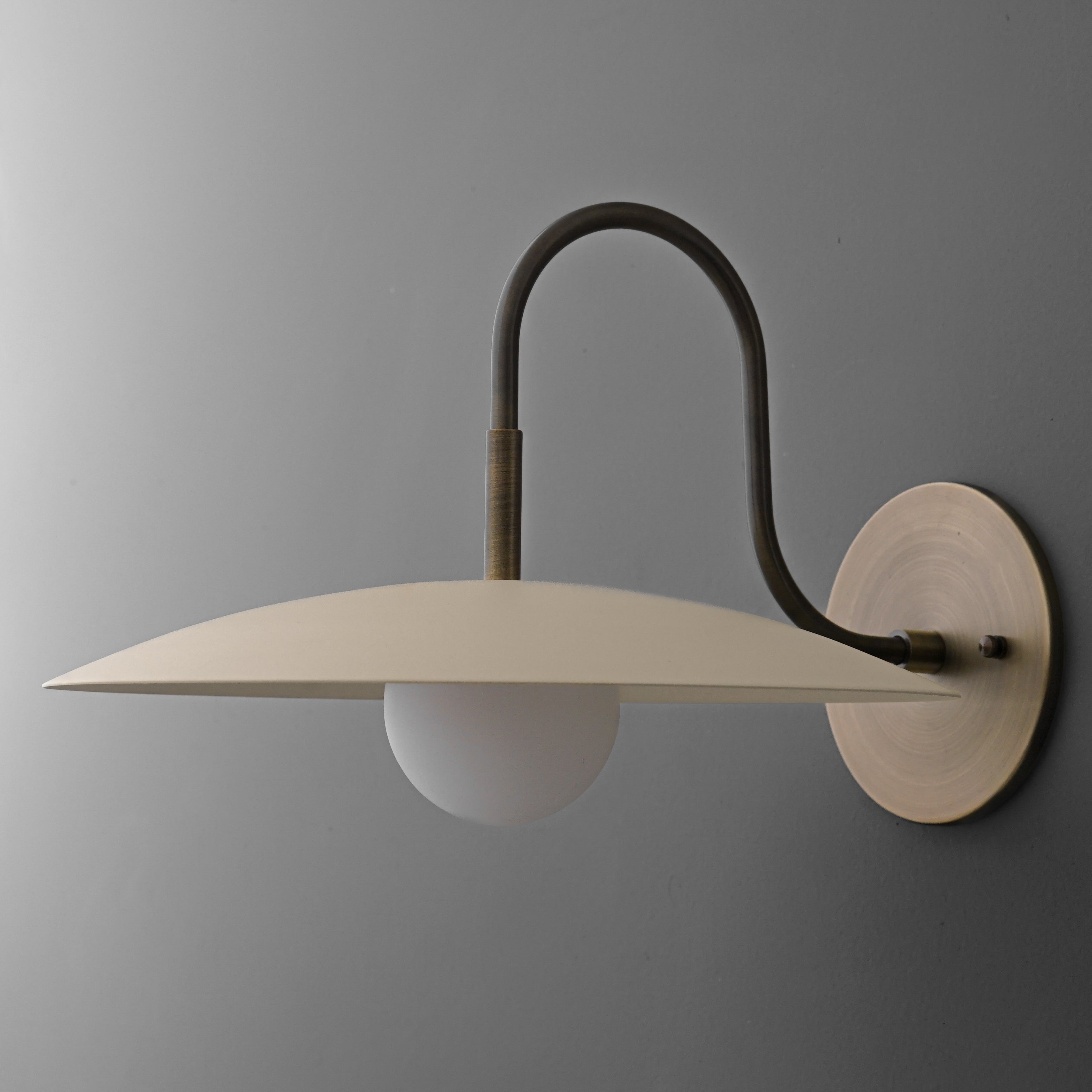 Disc Wall Sconce Metal Modern Bedroom