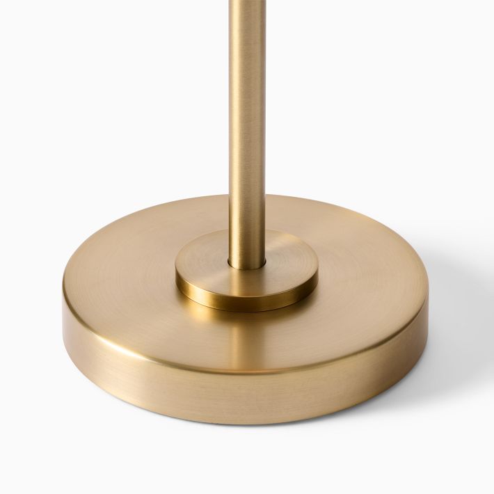 Vector Metal Linen Shade Floor Lamp
